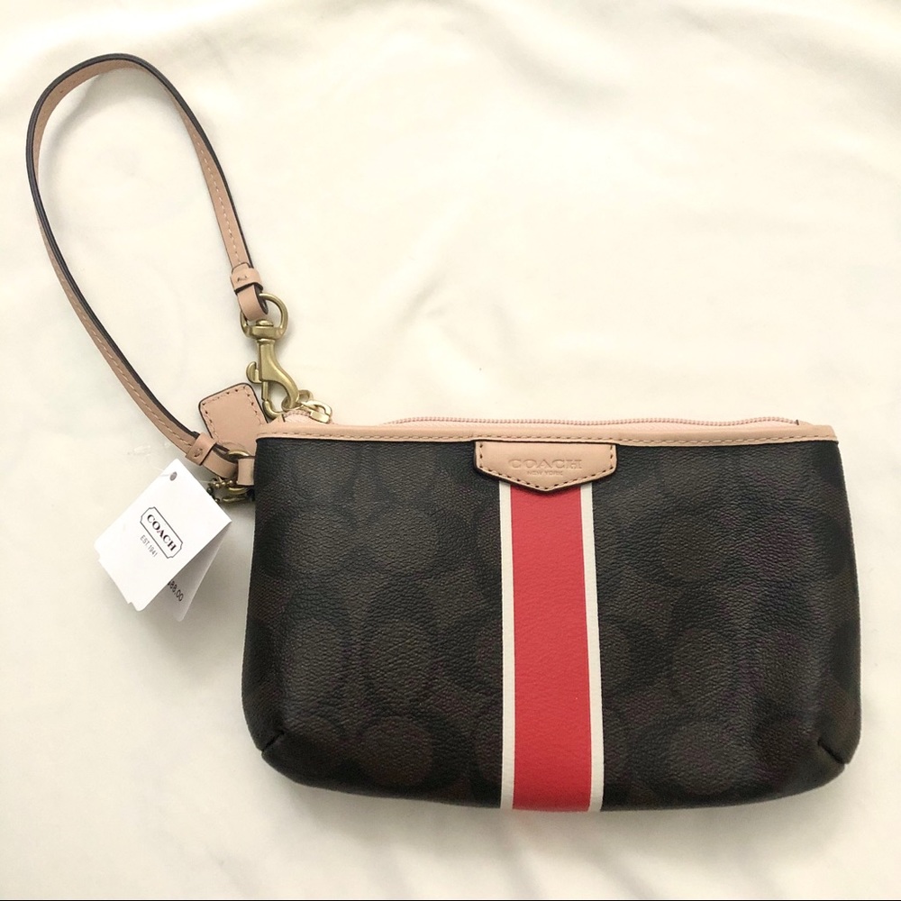 COACH Vintage Vermillion Wristlet
